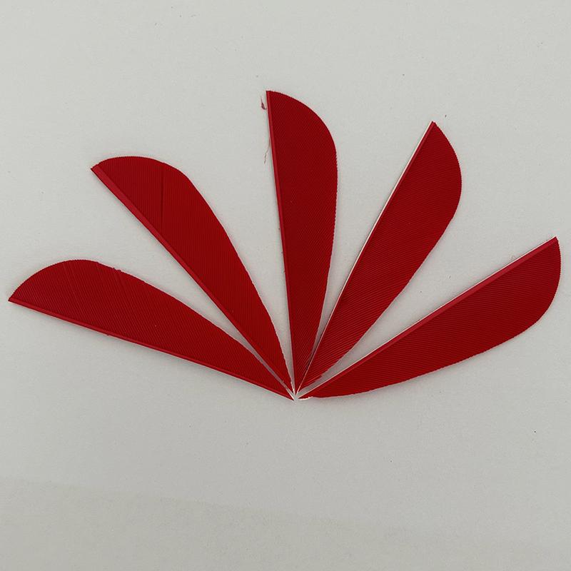 50Pcs Arrows 2.5Inch Turkey Feathers Fletching with Parabolic Water Drop RW Archery Feather for Hunting Bow Arrow Accessories 5