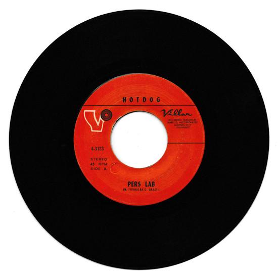 

7inch Record HOTDOG Pers Lab Danny Song 43123 Villar 1975 Philippine Rock Used