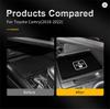 Car Qi Wireless Fast Charger Charging Pad PVC For Toyota Camry 2018-2022