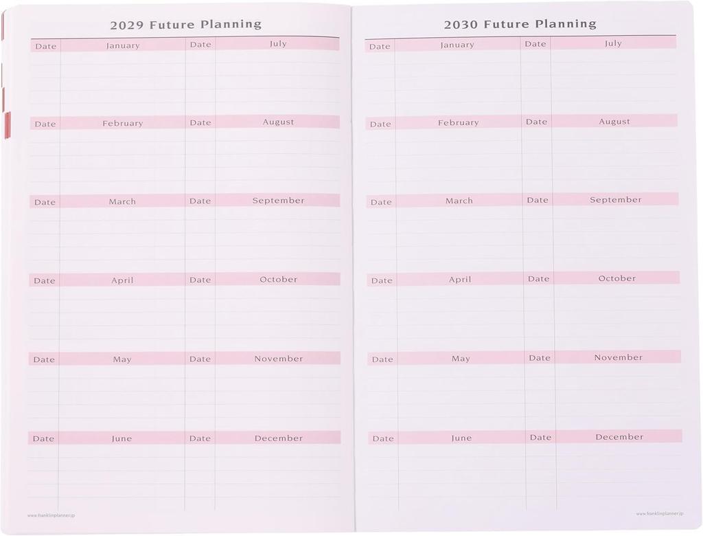 Franklin Planner Organizer, One Page Per Day, Starting April 2026, A5, Navy, PU 86769