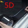 Autocolante auto 5D din fibră de carbon Protector autocolant prag ușă Autocolante anti-zgârieturi Protector auto bara de protecție auto protectie