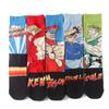 5 Pairs/Pack Men Funny Socks Casual Hip Hop Creative Cartoon Novelty Calcetines Hombre Street