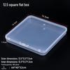 Rectangular Transparent PP Plastic Storage Box for Stationery, Cards, Hardware, Jewelry, and Fishing Gear