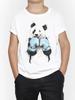 T-Shirt with Panda Boxer Print