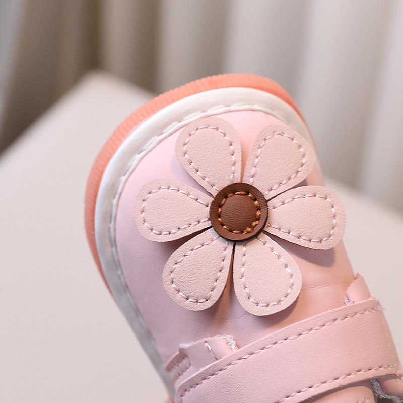 Spring Autumn Baby Shoe Anti Slip Barefoot Shoes Kids Waterproof Girl Toddler Shoes Cute Princess Shoe Trendy Kids Casual Shoes