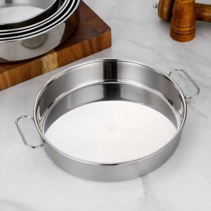 Stainless Steel Round Steaming Pan Set