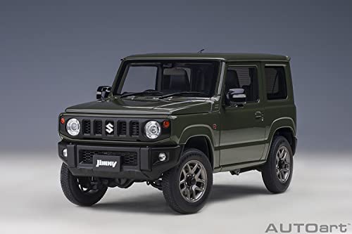 AUTOart 1/18 Scale Suzuki Jimny (JB64) Moss Green Finished Model 78504