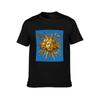 Symbol of Louis XIV the Sun King  Blue Background TShirt Urban Casual Loose Fit Tee