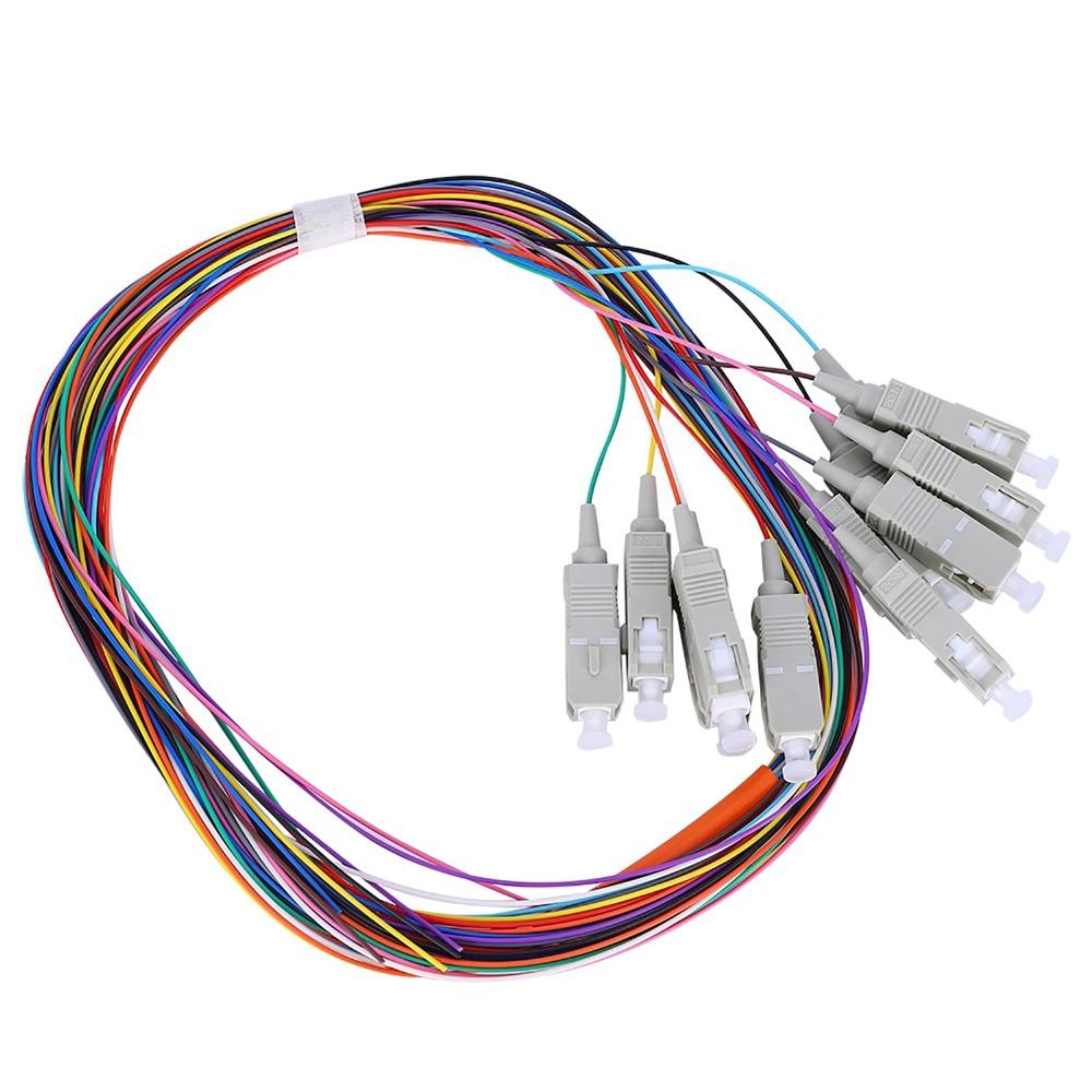 12Pole Fiber Pigtail Cable Multimode Multimode Pigtail SC/UPC Multimode Fiber Data Centers