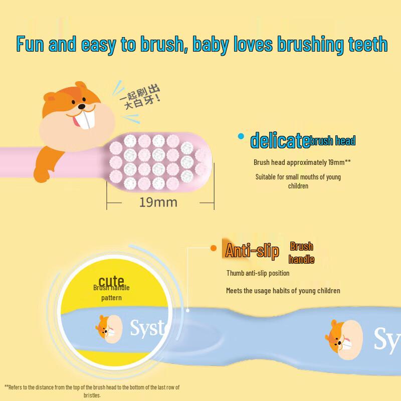 Yunnan Baiyao Lion King Kids Fluoride-Free Toothpaste Set