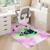 1pc Office Carpet Chair Mats Harley Quinn Skull Perfect for Decorating Office Chairs, Living Rooms, Or Bedrooms,Polyester Carpet