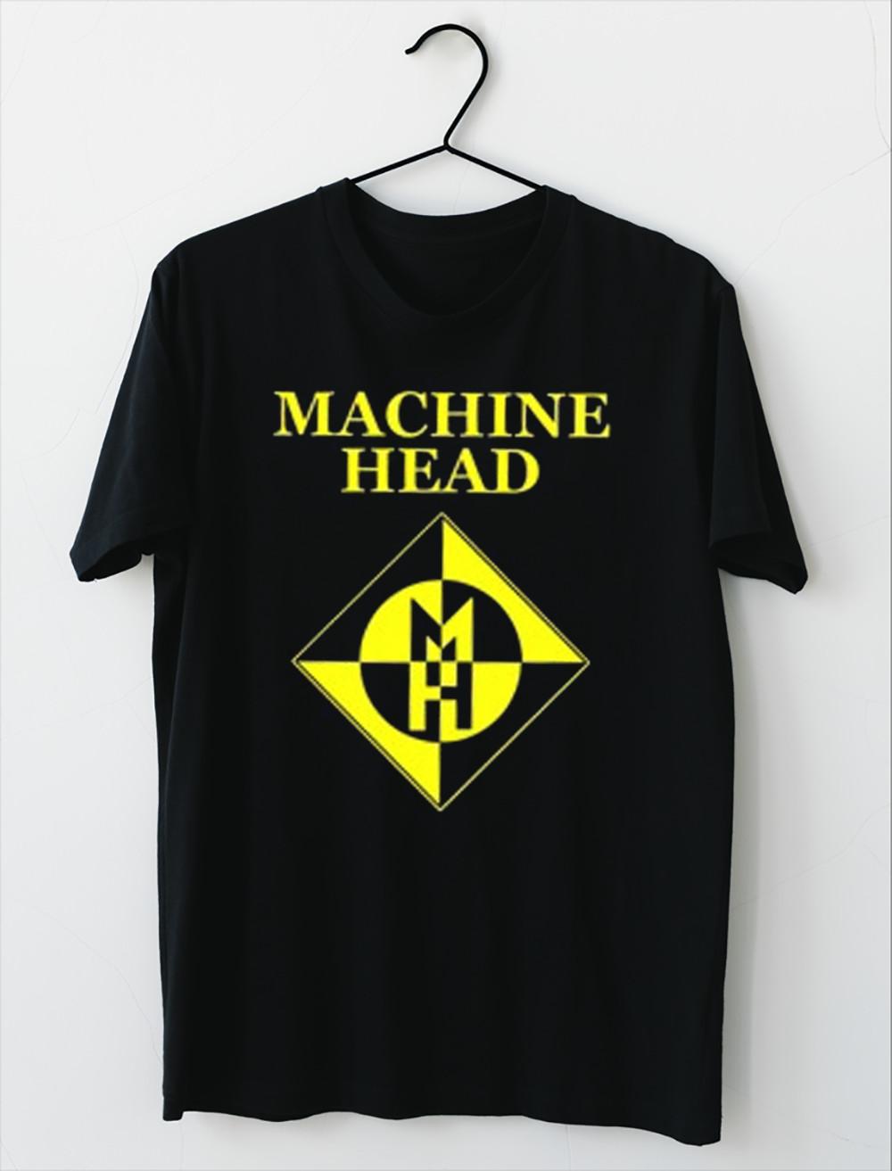 NEW Machine Head Band Logo Classic Gift For Fan Black All Size T-Shirt HH58 S