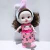 28cm Cute Doll with Cute Expression, Full Body Joints, Changeable Clothes, Girl Toy Gift