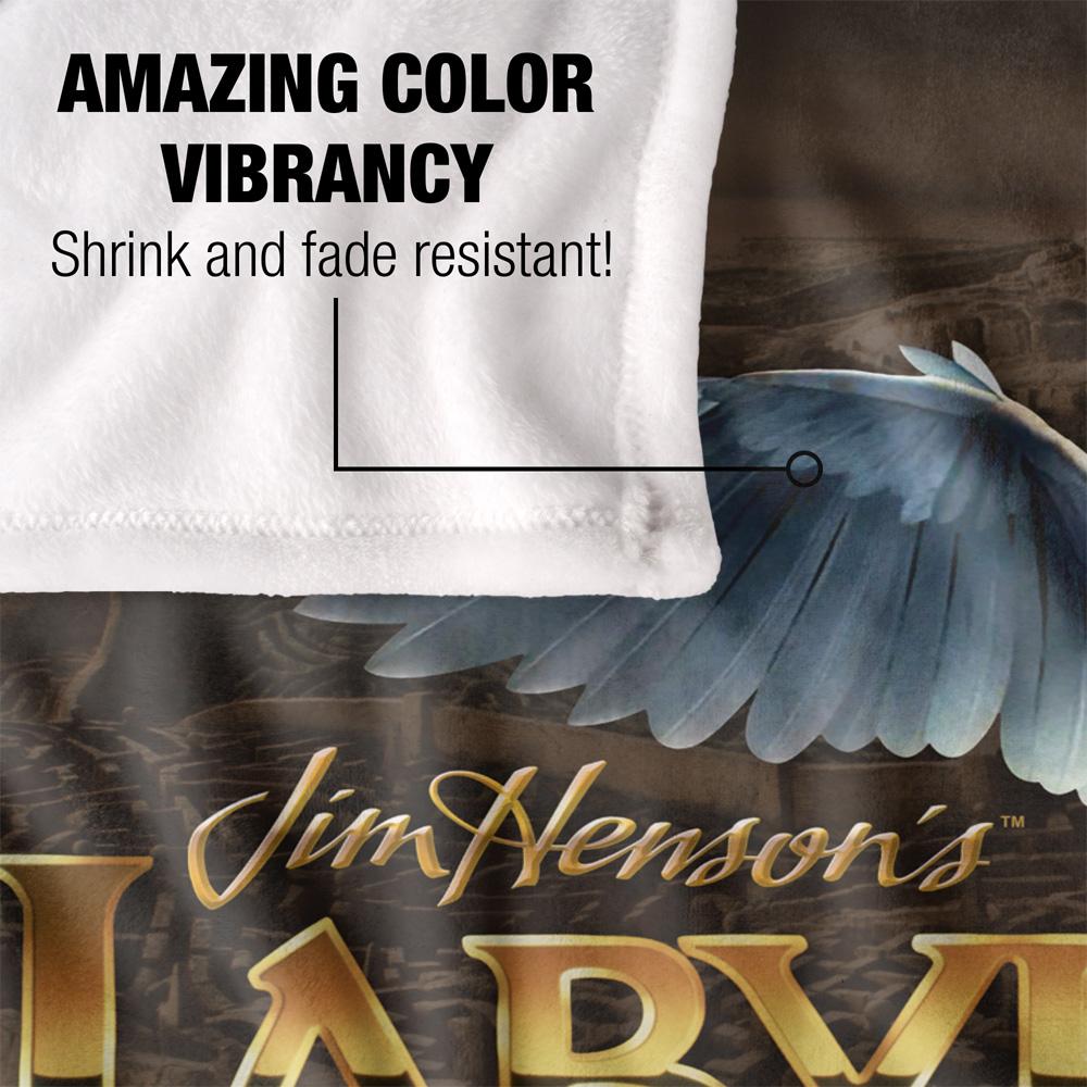 Labyrinth Logo Maze Silky Owl Supersoft Blanket