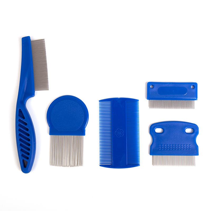 Pet Knot Removal Comb, Dog Cleaning Set, Lice Removal Comb, Flea Comb, Fine-toothed Needle Comb, Lice Removal Comb