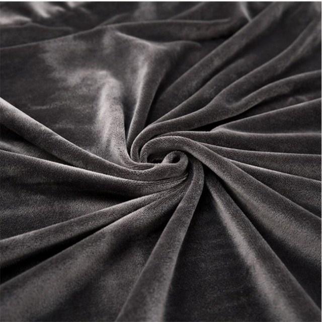 Уютная домашняя бархатная наволочка обычная автомобильная наволочка для дивана однотонная офисная простая наволочка украшение 45x45cm 1PC серый 1569₽