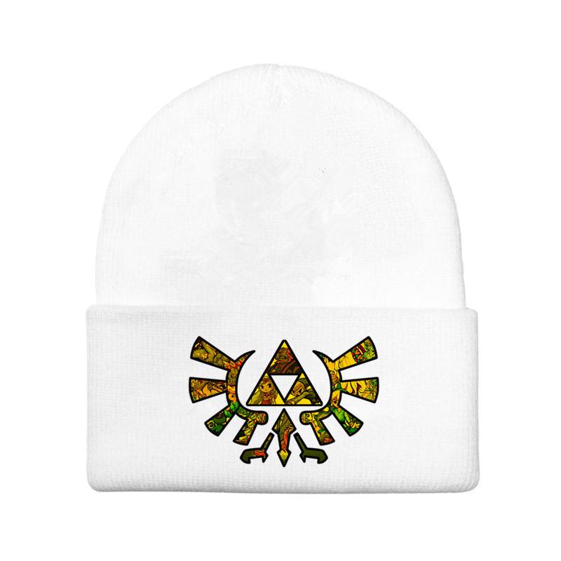 Of Legend Zelda Printed Knit Hat With Ear Protection For Game Enthusiasts