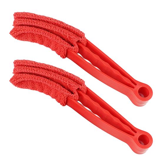 Dual-Head Car Vent Cleaning Brush with Soft Bristles Dashboard Interior Detailing Tool for Dust Removal Reusable Essential Auto Accessory