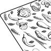 Dish Drying Mat Counter Pad Cookware Tableware Placemat Sink Kitchen Drainer for Bathroom