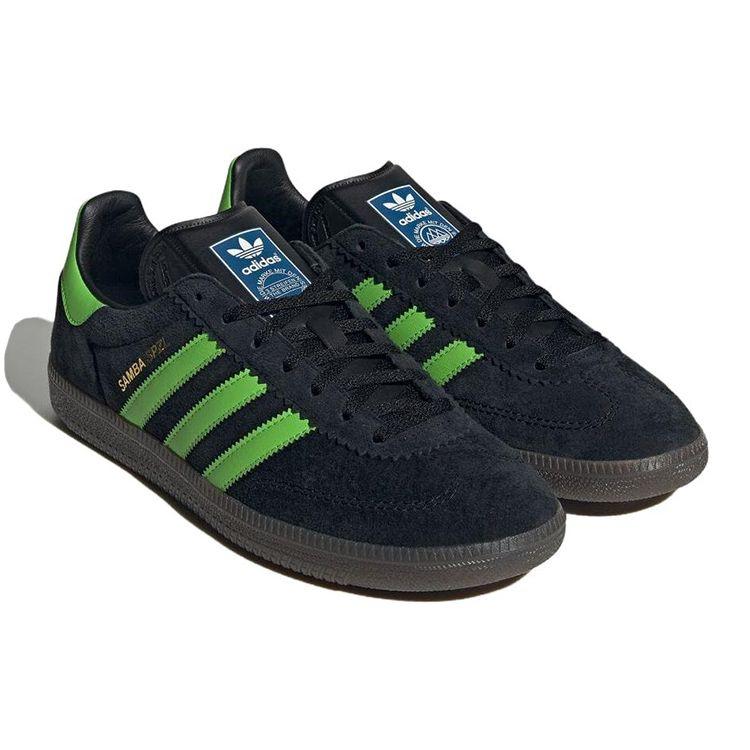 Adidas Samba Deco Spezial Black Lucid Lime Gum Unisex Sneakers Core-Black IF5738