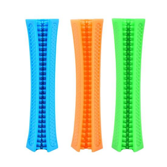 Chew Toy for Dogs Dog Brush Stick Cleaning Toothbrushes Interactive Puppy Teether TPR Pet Dental Care Toy