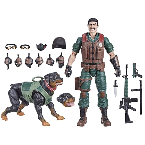 

G.I. Joe Classified Series #113 Mutt & Junkyard Collectible 6-Inch Action Figure & Pet with 16 Accessories, F9229