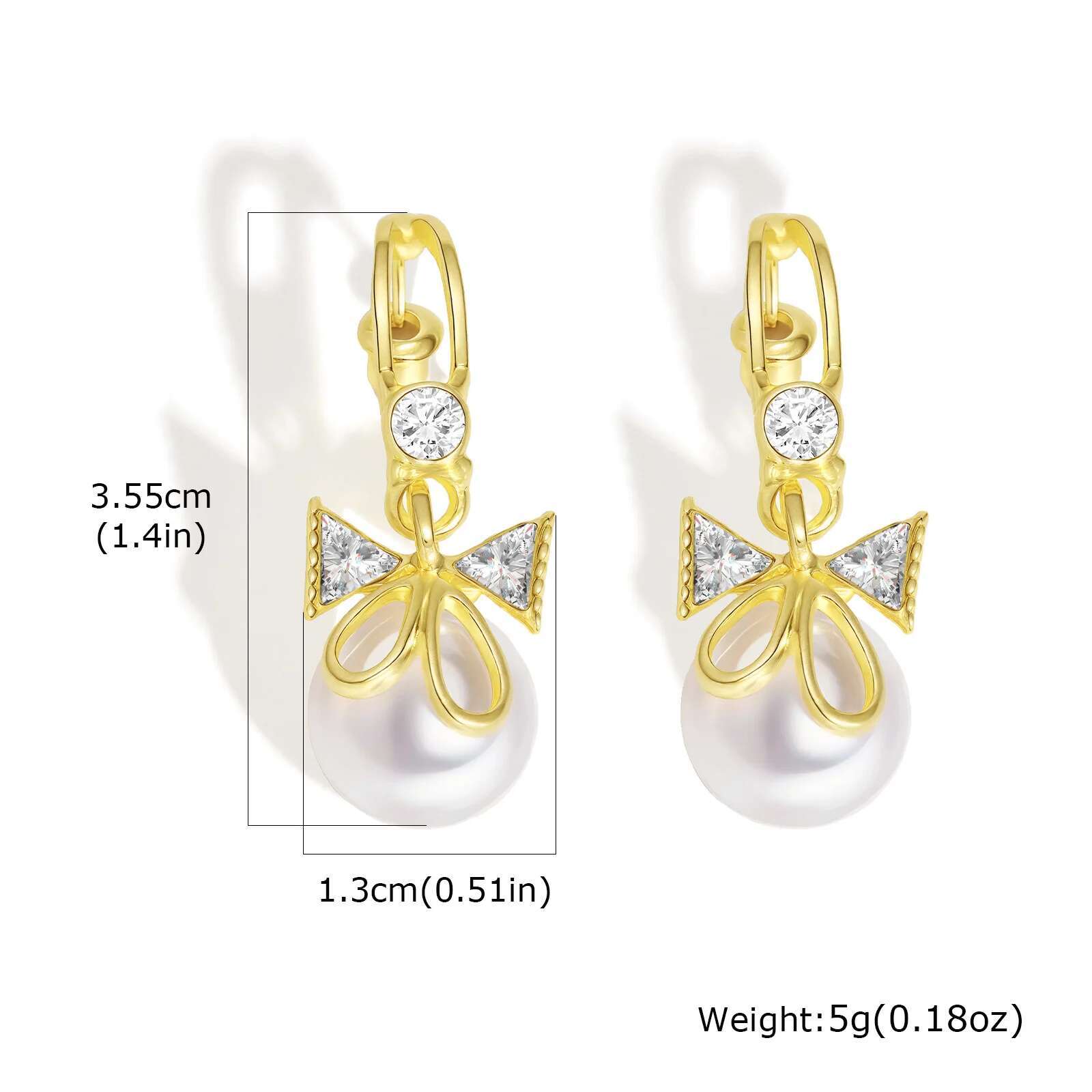 

Prjewel Light Pink Tulip Pearl Stud Earrings Exquisite Gold Plated Wer Earring for Women Romantic Statement Jewelry Girls Gift