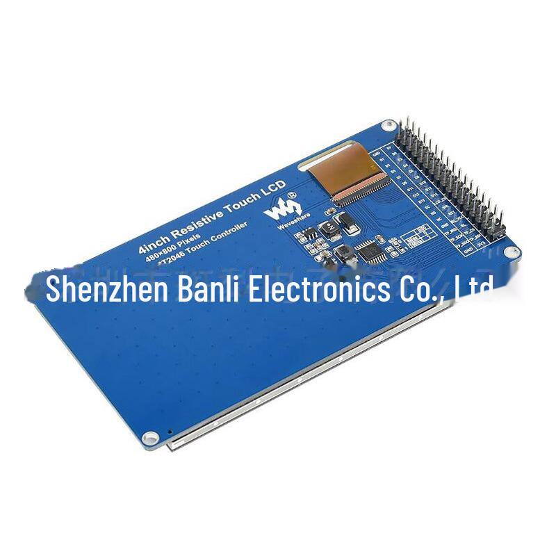 4-inch Color IPS Display, Resistive Touch, 480x800 Resolution, 8080 Parallel Communication