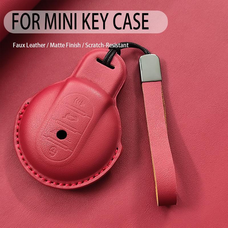 Car Key Case Cover Fob For Bmw Mini Cooper S One Jcw F54 F55 F56 F57 F60 Clubman Countryman Keyless Keychain Durable Luxury