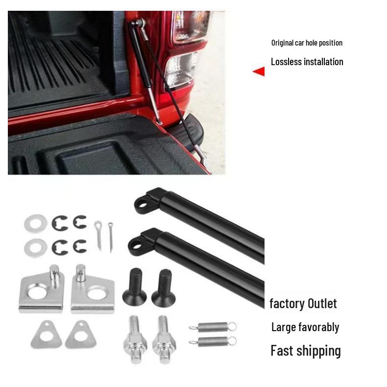 Kompatibel mit 2011-2020 VW Amarok Pick-up Heckklappen-Dämpfer Gasfeder für langsames Absenken