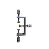 Three-Way Fixed Clamp for Repairing Violin and Viola Cracks in Side and Back Plates