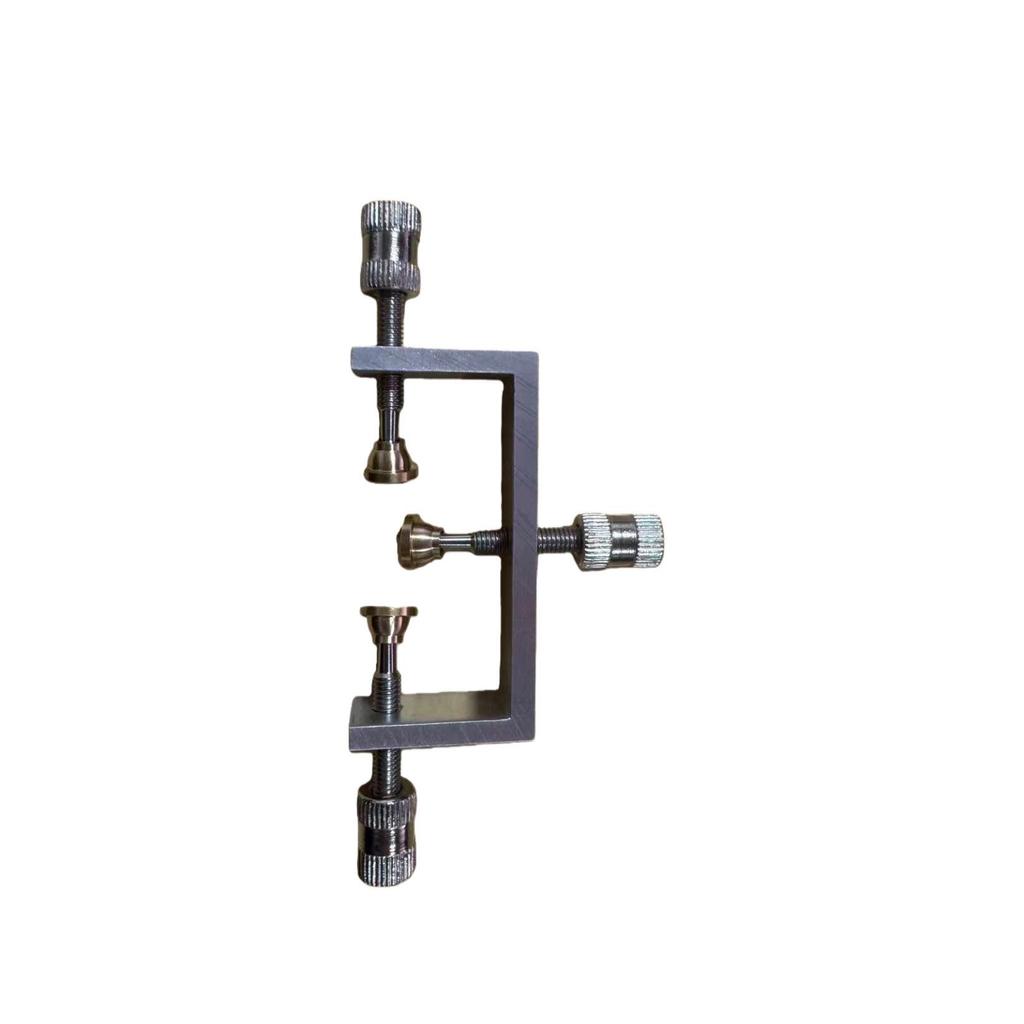 Three-Way Fixed Clamp for Repairing Violin and Viola Cracks in Side and Back Plates