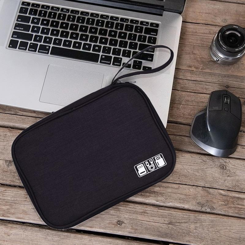 Single Layer Digital Bag Multifunctional Digital Storage Bag Earphones Mobile Phone Data Cable USB Drive Charger Storage Bag