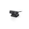ELECOM UCAM-C520FBBK Webcam, 2MP HD 720p 30FPS, Built-in Microphone, High-Definition Glass Lens, 1.5m Cable, Black