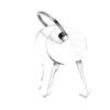 Car Door Lock Stainless Steel with 2 Keys Modification Replacement for Trailers RVs Trucks