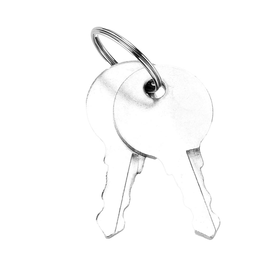 Car Door Lock Stainless Steel with 2 Keys Modification Replacement for Trailers RVs Trucks