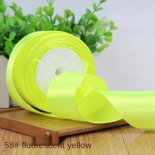 25Yards/Roll 6mm 10mm 15mm 20mm 25mm 40mm 50mm Silk Satin Ribbons for Gift Packing Christmas Party Decoration Fabric Crafts DIY