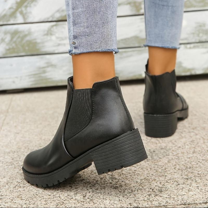 Ladies Shoes Ankle Women's Boots Fashion Round Toe Modern Boots Women New Plus Size Best Seller Shoes for Women