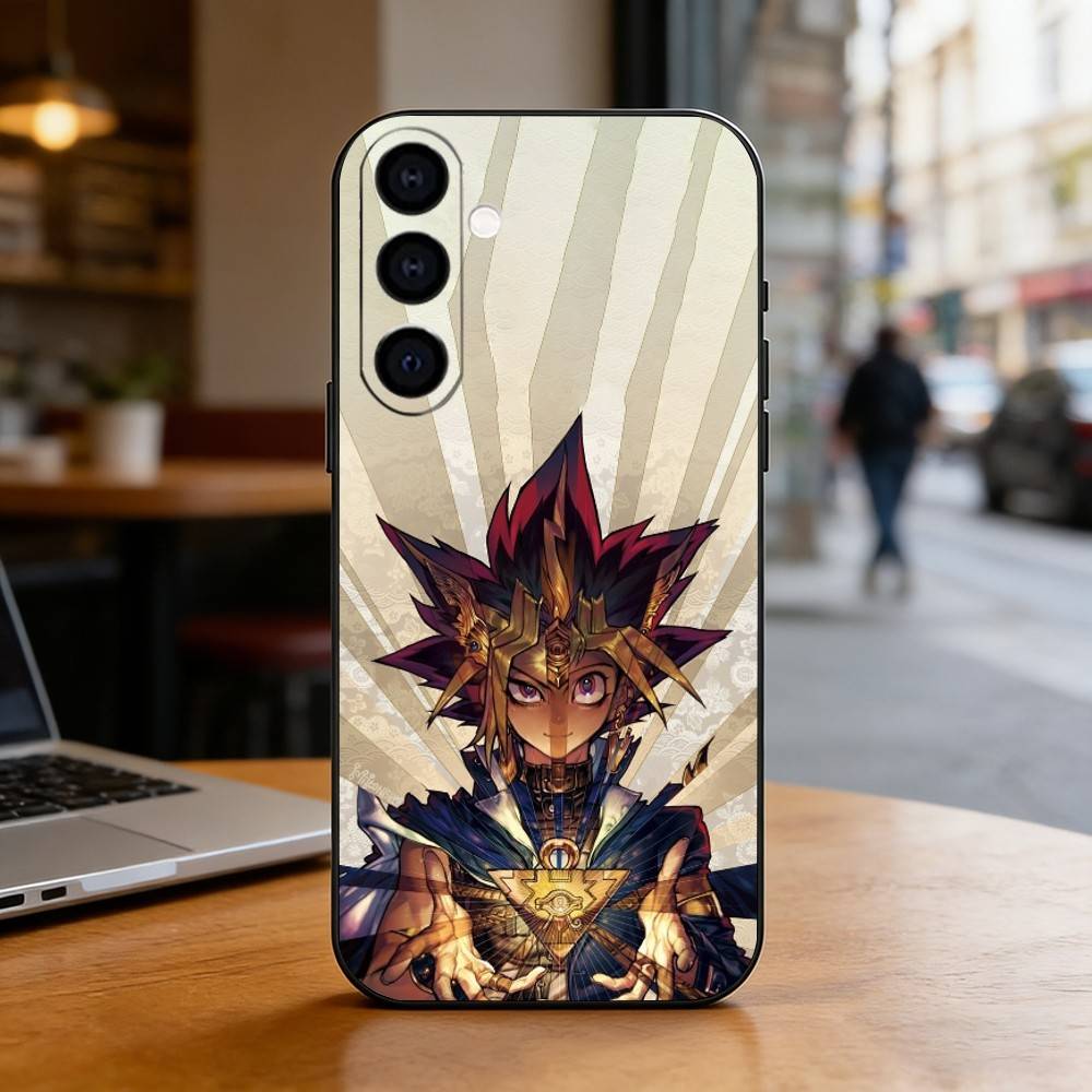 Yugioh Yami Yugi Phone Case For Samsung Galaxy A73,A72,A71,A70,A53,A52,A51,Soft Silicone Black Cover