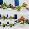 Fruit Tree Desktop Decor With Silk Material For Office And Photography Displays