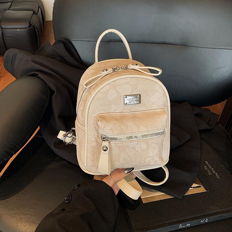 Niche Backpack Bag Women's New Fashion Mini Schoolbag Versatile Commuter Backpack