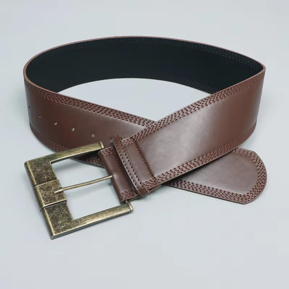 Punk Style Wide Waistband Vintage Grunge Sashes High Quality Women Belts  for Women