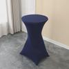 High-End Elastic Table Cover for Banquets & Weddings - Round Cocktail and Bar Skirt