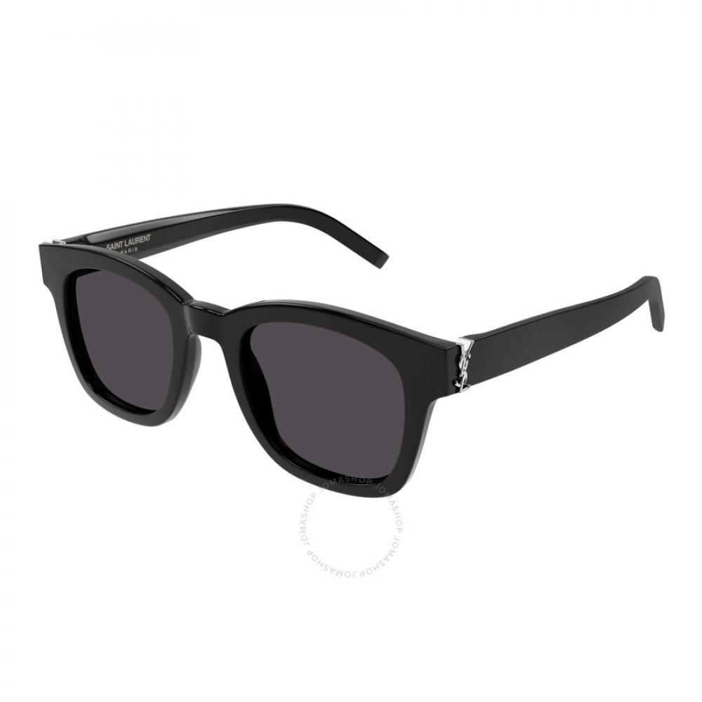 

Сонцезахисні окуляри унісекс Saint Laurent Black Square Sl M124 001 49
