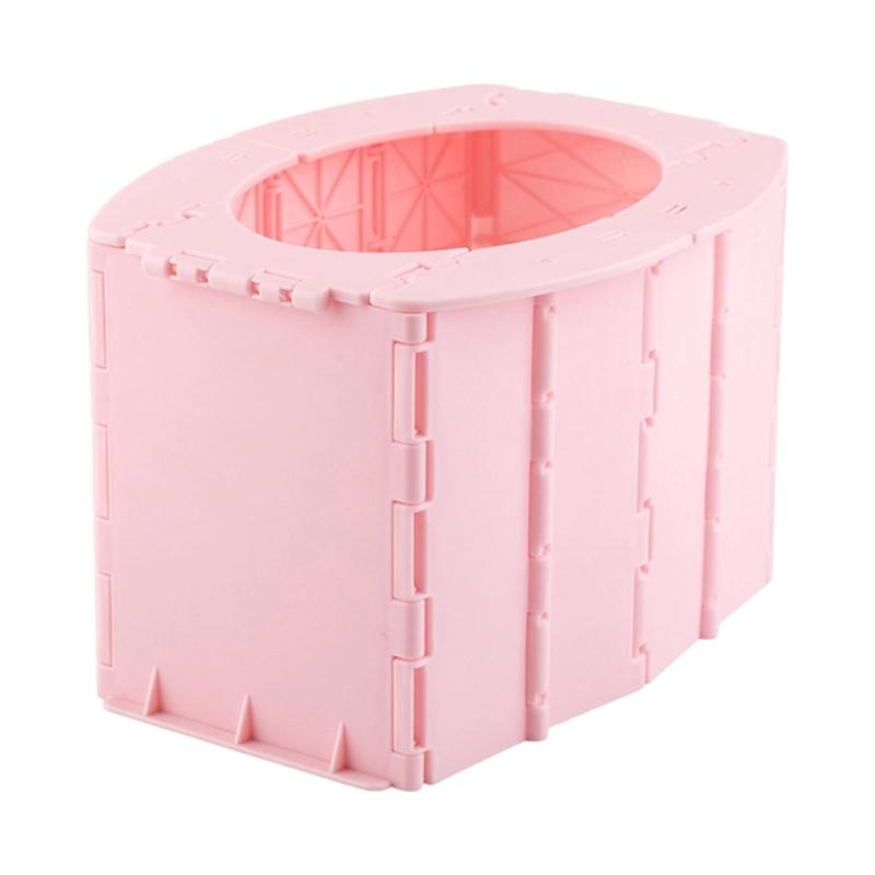 Multipurpose Toddler Toilet Seat Outdoor Camping Portable Potty Folding Kids Travel Toilet for Car Travel Use Enduring