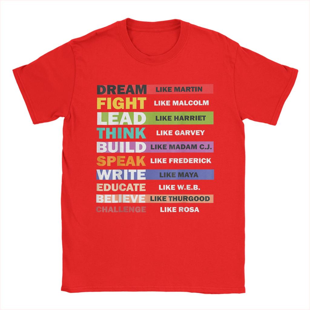 Black Lives Matters Black Leaders Black History Month T Shirt for Unisex 100 Cotton Leisure TShirt Round Neck Tees New Arrival