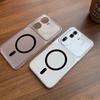 Case for OPPO Reno11 Pro 5G Anti-Fingerprint Matte Cover Big Camera Window Clear Edge Casing