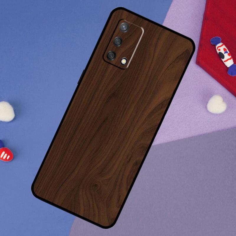 Oak Wood Texture Pattern Case For Oppo A17 A60 A40 A80 A16 A76 A96 A98 A58 A78 A18 A38 A57 A74 A54 A94 A15 A5 A6 Pro