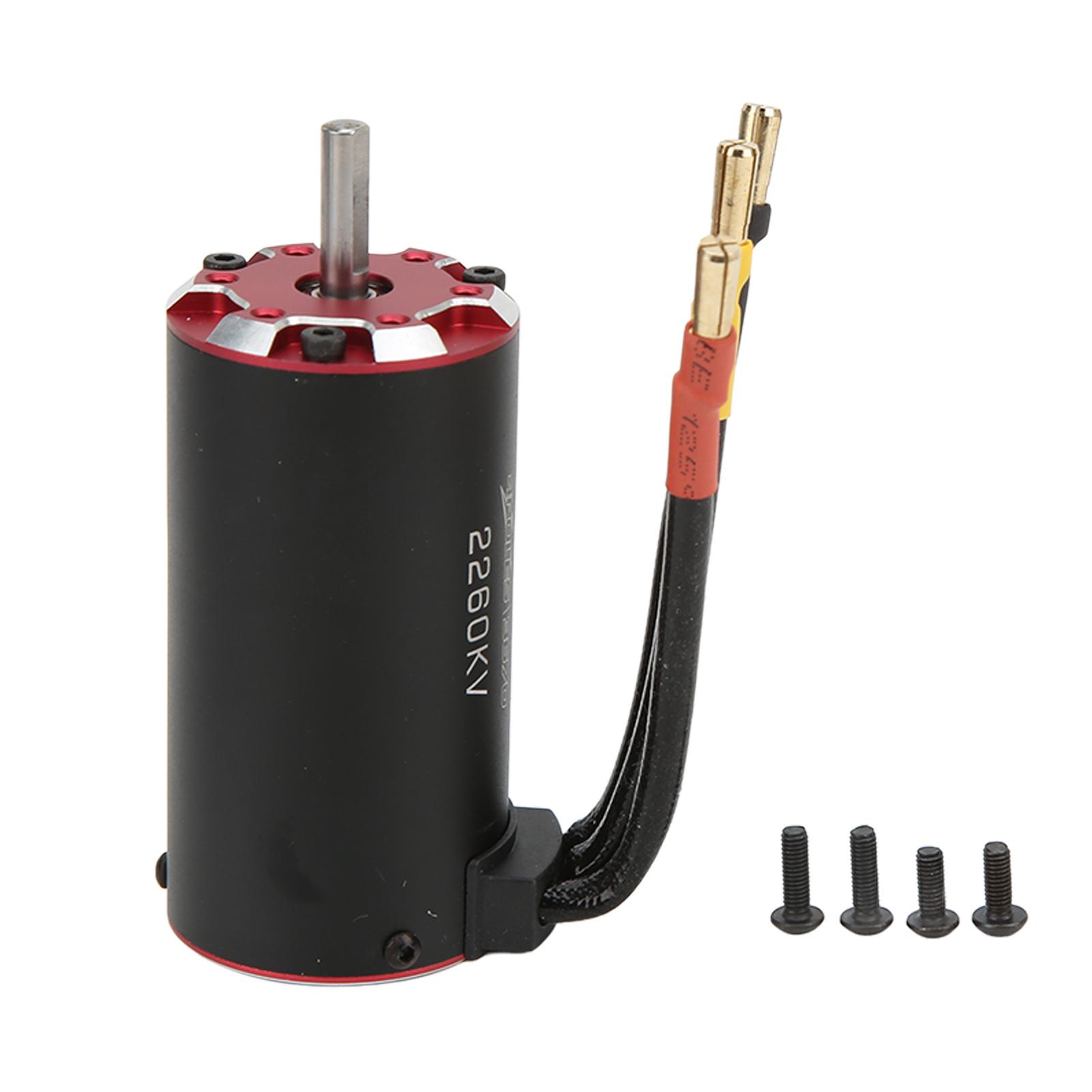 

V2 Supersonic 3670 2260KV RC Brushless Motor 4 Pole with Temperature Sensor Interface for 18 110