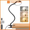 Xiaomi Lampki Biurkowe LED Lampka do Czytania USB Ładowalna Ciepła Chłodna Biała Światło Dziennie Przenośna Elastyczna Łatwy Klips Lampka Nocna do Czytania